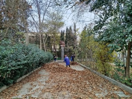 Gəncə şəhər Mənzil Kommunal Təsərrüfatı İstehsalat Birliyi tərəfindən şəhərin müxtəlif ərazilərində iməcilik keçirilib