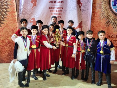 “Xəmsə" Uşaq Rəqs Ansamblı “Azərbaycan Rəqs üzrə Çempionlar Kuboku” müsabiqəsinin qalibi olub