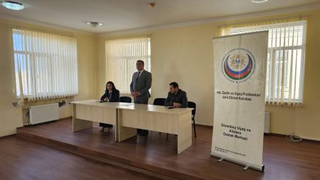 Goranboyda, “Gender zorakılığına qarşı mübarizənin davam etdirilməsi” mövzusunda maarifləndirici tədbir keçirilmişdir