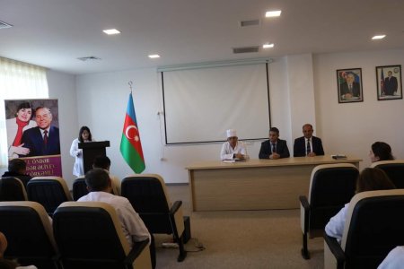 Goranboyda Ümummilli lider Heydər Əliyevin anım günü ilə bağlı, “Heydər Əliyev və Azərbaycan səhiyyəsi” adlı konfrans keçirildi .
