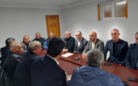 Azərbaycan Respublikası Qarabağ qaziləri Birliyində toplantı keçirilib.