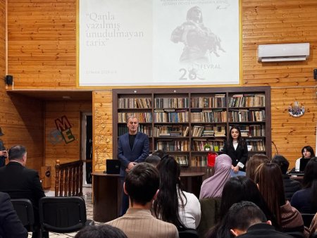 "Xocalı - qanla yazılmış unudulmayan tarix" adlı anım tədbiri keçirilib