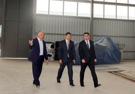 Göygöl rayon rəhbərliyi “Şirin Aqro” QSC-nin fəaliyyəti ilə tanış olub